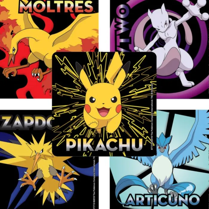 Character Stickers<SmileMakers Pokémon Legendary Stickers - Stickers from