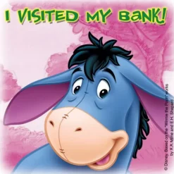 Disney Stickers | Character Stickers<SmileMakers Pooh Bank Stickers - Character Stickers from