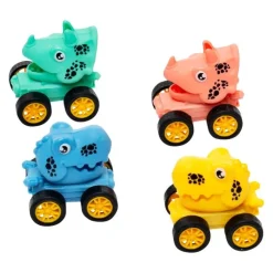 Toys | Vehicles<SmileMakers Pullback Dinosaur Race Cars - Toy Vehicles From