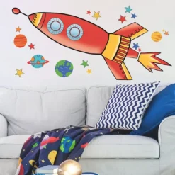Wall Decals<SmileMakers Rocket Giant Wall Decals - Office Décor from