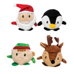 Christmas | Plush Toys<SmileMakers Round Christmas Plush - Plush Toys from