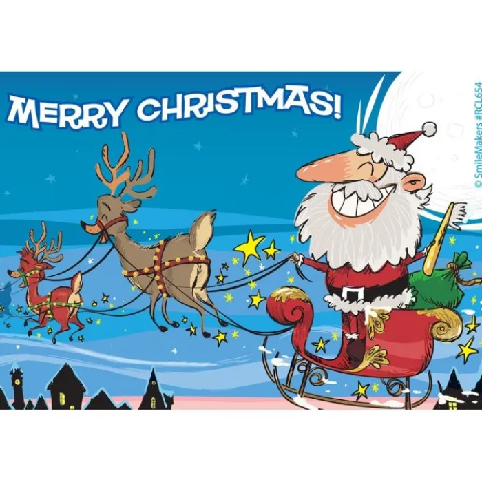 Christmas | Recall Cards<SmileMakers Santa Christmas Recall Cards - Custom Recall Cards from