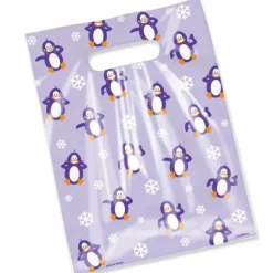 Take Home Bags | Take Home Bags<SmileMakers Scatter Print Penguins Bags - Scatter Dental Bags from