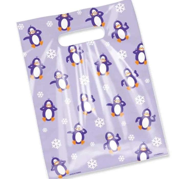 Take Home Bags | Take Home Bags<SmileMakers Scatter Print Penguins Bags - Scatter Dental Bags from