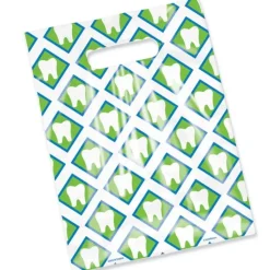 Take Home Bags | Take Home Bags<SmileMakers Scatter Print Tooth Designs Bags - Scatter Dental Bags from