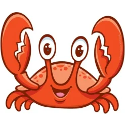 Wall Decals<SmileMakers Sea Life Pals Crab Wall Decal - Office Decor from