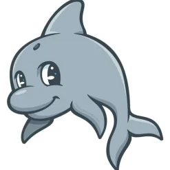 Wall Decals<SmileMakers Sea Life Pals Dolphin Wall Decal - Office Decor from