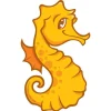 Wall Decals<SmileMakers Sea Life Pals Sea Horse Wall Decal - Office Decor from