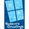 Christmas | Seasons<SmileMakers Season's Greetings Snowflake Recall Cards - Custom Recall Cards from