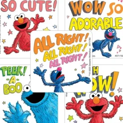 Character Stickers<SmileMakers Sesame Street Monsters Stickers - Stickers from
