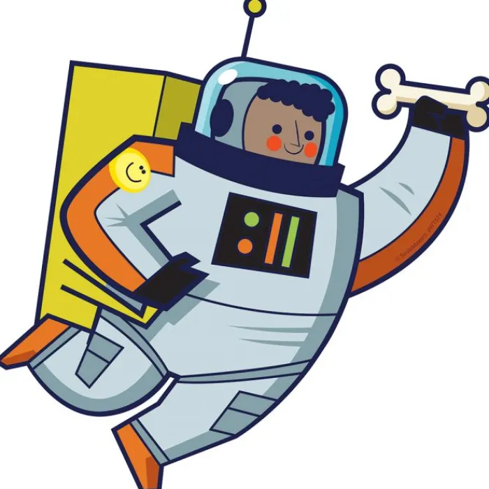 Wall Decals<SmileMakers Silly Space Boy Astronaut Wall Decal - Office Décor from
