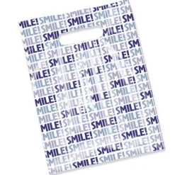 Take Home Bags | Take Home Bags<SmileMakers Smile! Scatter Print Bag - Scatter Dental Bags from