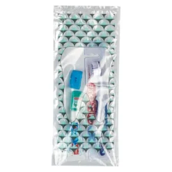 Ready-to-go Dental Kits | Dental Kits<SmileCare ™ Adult Geo Tooth Basic Zippered Bag Dental Kits - Dental Kits From SmileMakers
