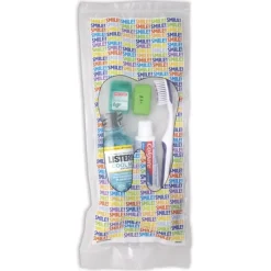 Dental Kits | Dental Practice Essentials<SmileMakers SmileCare™ Adult Smile! Basic Colgate with Listerine Zippered Bag Dental Kits - Dental Kits from