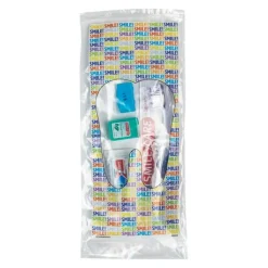 Ready-to-go Dental Kits | Dental Kits<SmileCare ™ Adult Smile! Basic Zippered Bag Dental Kits - Dental Kits From SmileMakers