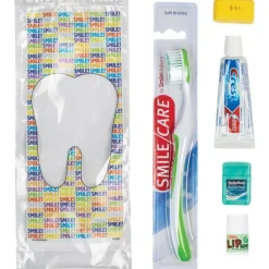 Ready-to-go Dental Kits | Medical Practice Essentials<SmileCare ™ Adult Smile! Preference Zippered Bag Dental Kits - Dental Kits From SmileMakers