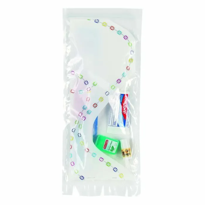 Dental Kits | Dental Practice Essentials<SmileMakers SmileCare™ Orthodontic Premium Zippered Bag Dental Kits - Dental Kits From
