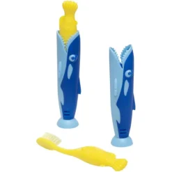Toothbrushes | Dental Practice Essentials<SmileMakers SmileCare™ Shark Attack Toothbrush and Holder - Toothbrushes from