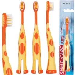 Toothbrushes | Dental Practice Essentials<SmileCare ™ Toddler Giraffe Toothbrushes - Toothbrushes from SmileMakers