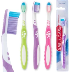 Toothbrushes | Dental Practice Essentials<SmileCare ™ Youth Ultra Grip Toothbrushes - Toothbrushes from SmileMakers
