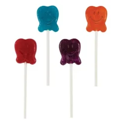 Exclusive Lollipops | Dental Themed Prizes<SmileMakers Sugar Free Happy Tooth Lollipops - Candy & Gum from