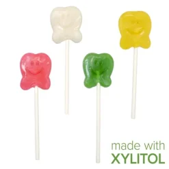Exclusive Lollipops | Dental Themed Prizes<SmileMakers Xylitol Happy Tooth Lollipops - Candy & Gum from