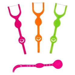 Dental Practice Essentials<SmileMakers Smiley Face Flossers - Dental Floss from
