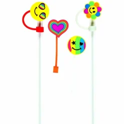 Toys | Toys<SmileMakers Smiley Straw Cover Assortment - Straws From