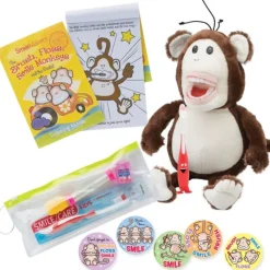 Dental Kits | Dental Practice Essentials<SmileMakers Sparkles Monkey Dental Health Month School Visit Bundle - Dental Kits from