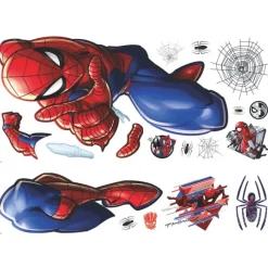 Wall Decals<SmileMakers Spider-Man Giant Wall Decals - Office Décor from