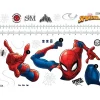 Wall Decals<SmileMakers Spider-Man Peel & Stick Growth Chart W