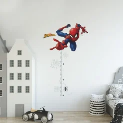 Wall Decals<SmileMakers Spider-Man Peel & Stick Growth Chart W