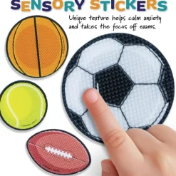Fidget & Distraction Toys | Fidget & Distraction<SmileMakers Sports Balls Textured Sensory Shapes - Stickers from
