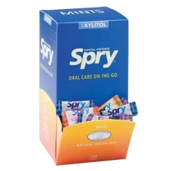 Sugarfree & Xylitol<Spry ® Sugar Free Xylitol Mints - Candy & Gum from SmileMakers