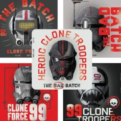 Character Stickers<SmileMakers Star Wars Clone Wars: Bad Batch Stickers - Stickers from