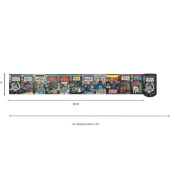 Wall Decals<SmileMakers Star Wars Comic Books Peel & Stick Border - Office Décor from