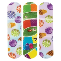 Bandages | Medical Practice Essentials<First Aid Stat Strip® Candy Land Bandages - Bandages from SmileMakers