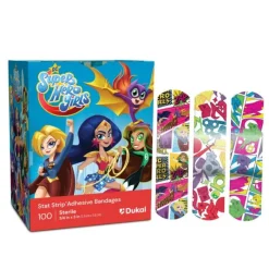 Bandages | Medical Practice Essentials<SmileMakers Stat Strip® DC Super Hero Girls Bandages - Case - Bandages from
