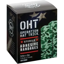 Bandages | Medical Practice Essentials<SmileMakers Stat Strip® Green Camouflage Bandages - Bandages from