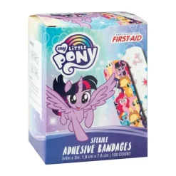 Bandages | Medical Practice Essentials<First Aid Stat Strip® My Little Pony Bandages - Case - Bandages from SmileMakers