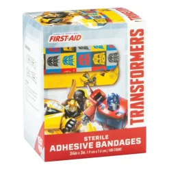 Bandages | Medical Practice Essentials<First Aid Stat Strip® Transformers Bandages - Case - Bandages from SmileMakers