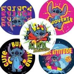 Disney Stickers | Character Stickers<SmileMakers Stitch Cosmic Adventure Stickers - Stickers from