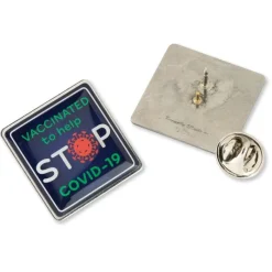 Staff Gifts<SmileMakers Stop COVID Vaccination Lapel Pins - Office Gifts & Accessories from