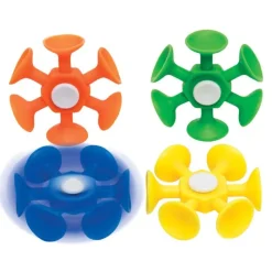 Latex Free Toys | Fidget & Distraction Toys<SmileMakers Suction Cup Fidget Spinners - Toy Tops & Spinners from