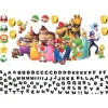 Wall Decals<SmileMakers Super Mario Giant Peel & Stick Wall Decal With Alphabet - Office Décor from