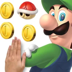 Wall Decals<SmileMakers Super Mario Luigi & Mario Giant Wall Decals - Office Décor from