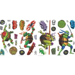 Wall Decals<SmileMakers Teenage Mutant Ninja Turtles Mutant Mayhem Characters Wall Decals - Office Décor from