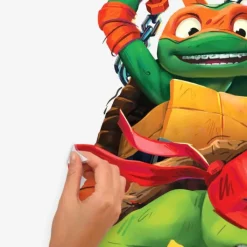Wall Decals<SmileMakers Teenage Mutant Ninja Turtles Mutant Mayhem Group Giant Wall Decals - Office Décor from