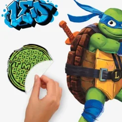 Wall Decals<SmileMakers Teenage Mutant Ninja Turtles Mutant Mayhem Characters Wall Decals - Office Décor from