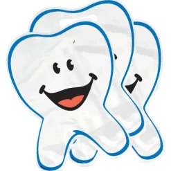 Take Home Bags | Take Home Bags<SmileMakers Tooth Shaped Bags - Happy Tooth from